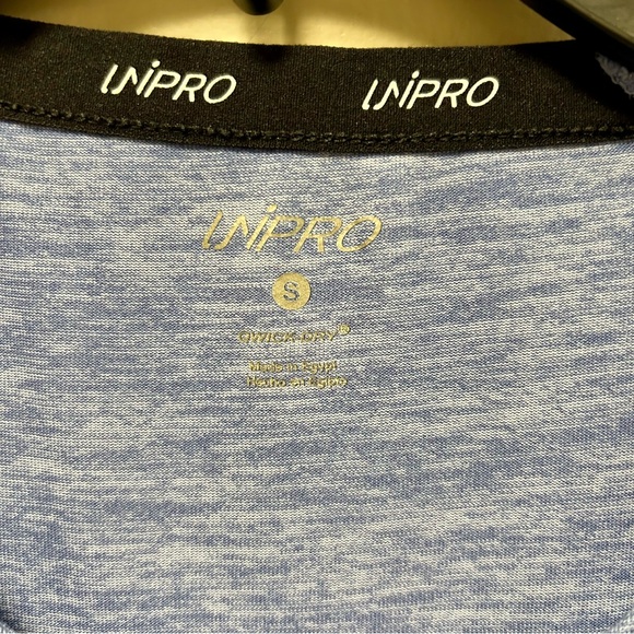 Unipro Sz S Heather Blue Tank Top Moisture Wicking NWT - Picture 3 of 9
